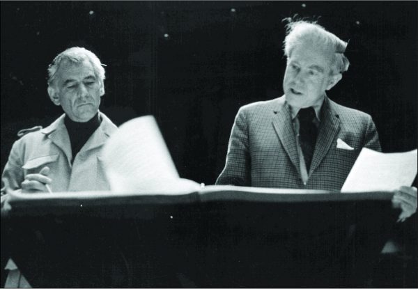 Carter with Leonard Bernstein, 1970