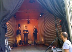 Composer Kate Moore with performers from <i>Songs from the Open Road</i>